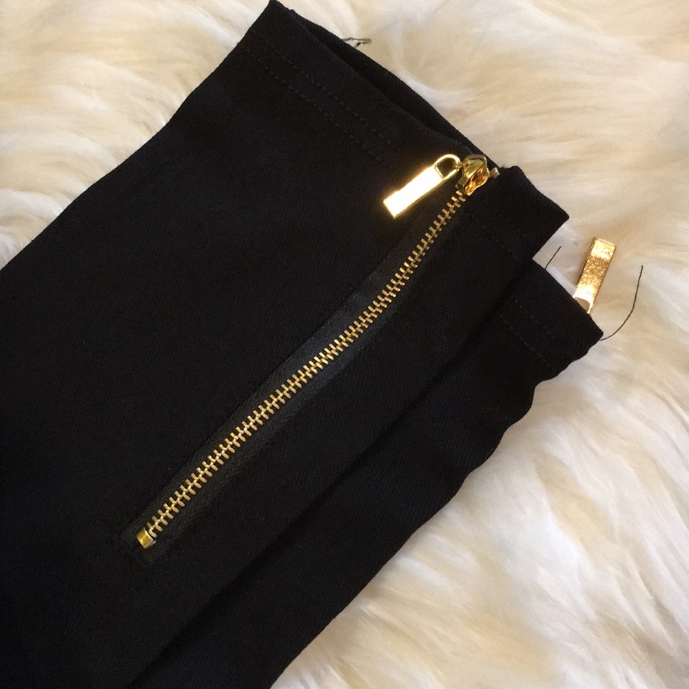 Black Moto Skinny Pants - Picture 5 of 6